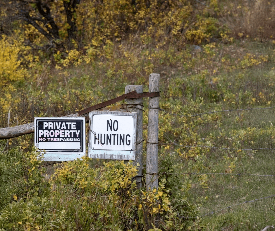 Hunting on private property – 940×788 Landowner standing in agriculture field that he inherited.